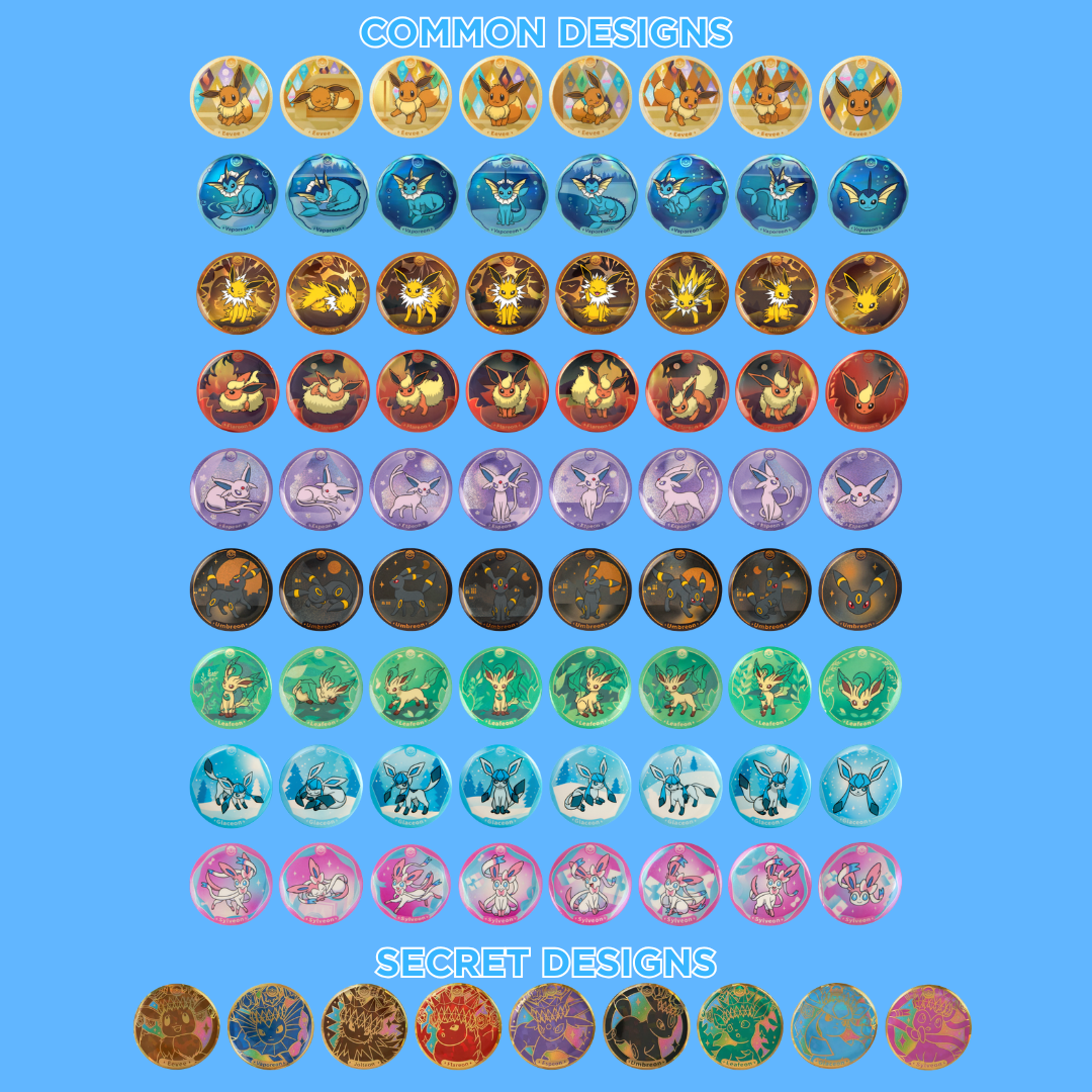 Pokemon Terastal Gathering CSV9.5 Badge Set (S-CN)