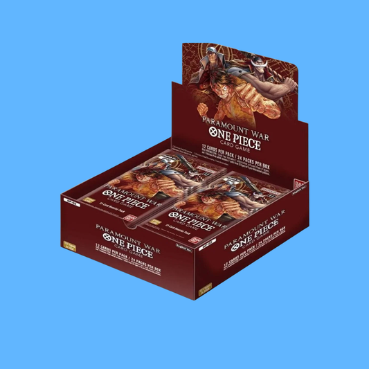 One Piece Card Game OP-02 Paramount War Booster Box - Red Bottom