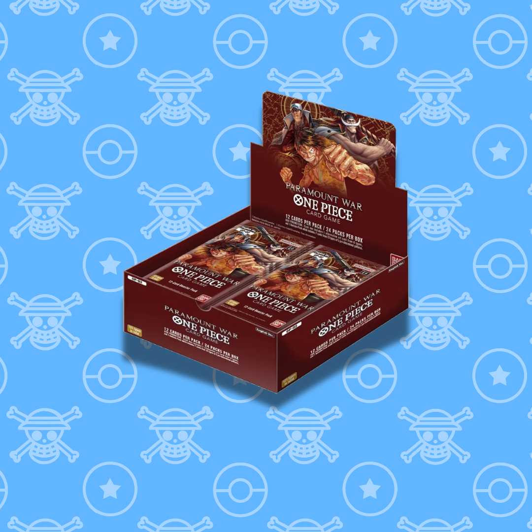 One Piece Card Game OP-02 Paramount War Booster Box - Red Bottom