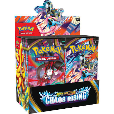 Pokémon TCG: Mega Evolution Chaos Rising — Booster Display